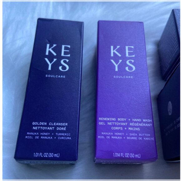 Keys Soulcare Skincare Sample Bundle; Cleansing Balm Cleanser Antiaging Cream - Picture 2 of 5